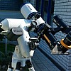 Meade Astro-Teleskop montiert auf Vixen-Advanced Polaris