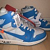 Nike "Air Jordan 1" Off-White High