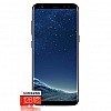 Samsung Galaxy S8 Smartphone BUNDLE (5,8 Zoll Touch-Display, 64GB interner Speicher, Android) - Midnight Black + Samsung Evo Plus 128 GB Speicherkarte [Exklu